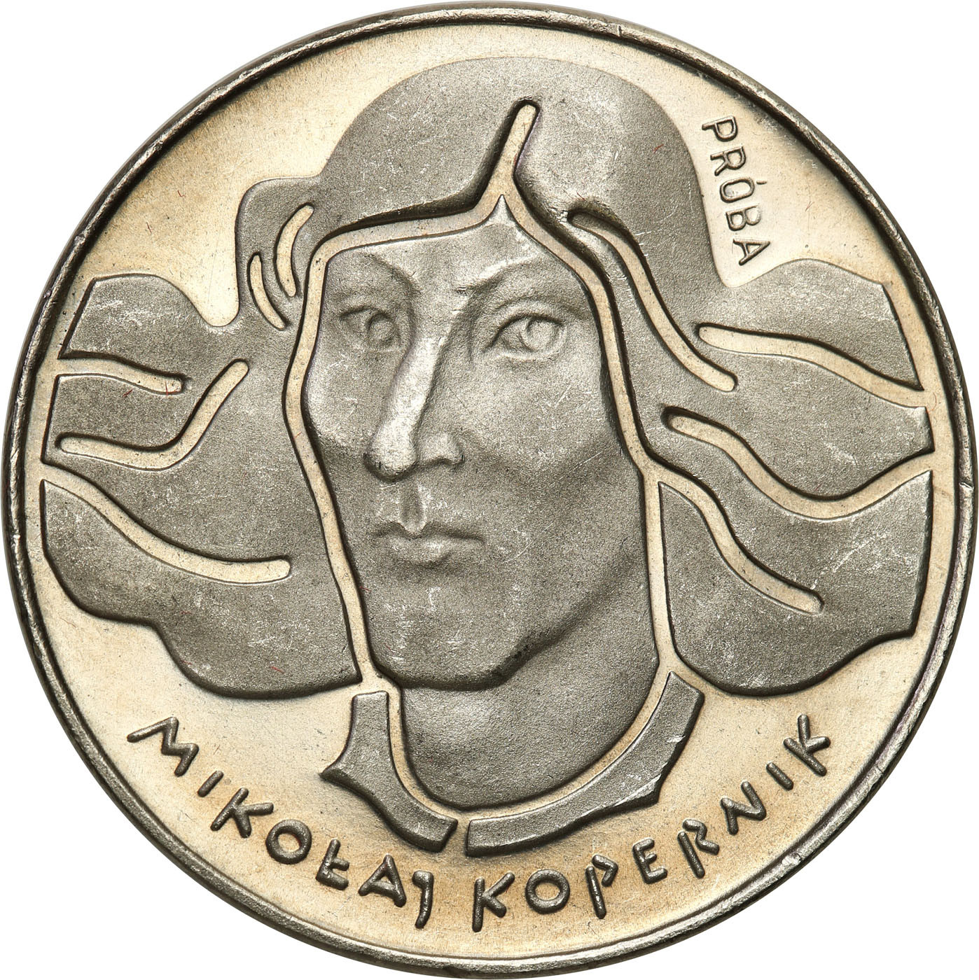 PRL. PRÓBA Nikiel 100 złotych 1973 – Mikołaj Kopernik